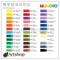 韓國 MUNGYO 專家級油性粉彩 Oil Pastel (36色) MOPV-36